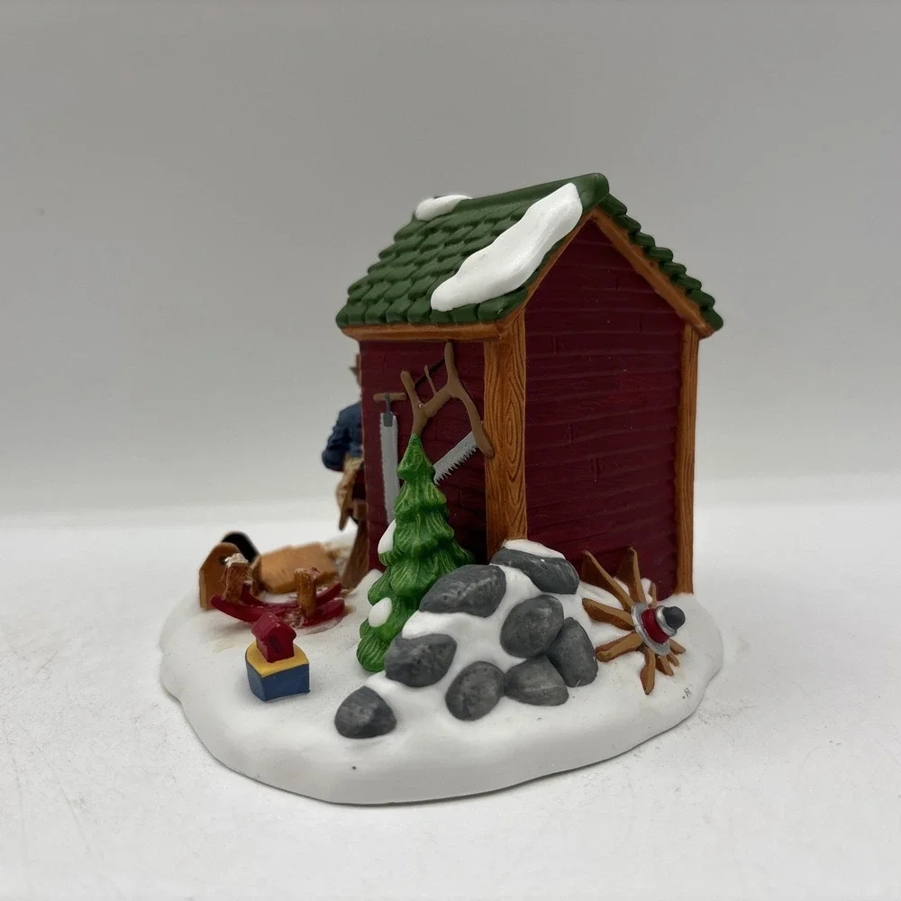 Department 56 1999 HVC New England Village The Woodworker 56.56619 Vintage